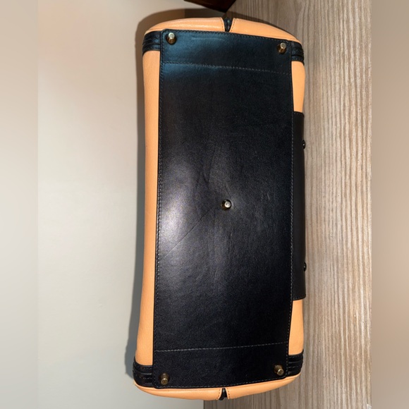 Chloe Authentic Alice Large Zip Top Handle Bag with Strap in Colorblock Leather - Picture 7 of 15